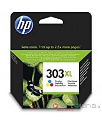 CARTUCCIA HP 303XL COLORE ORIGINALE (Cod. T6N03AE)