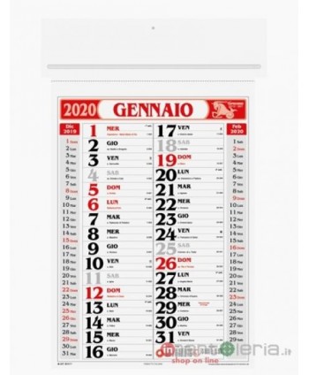CALENDARIO GIRAFOGLIO 29X47...