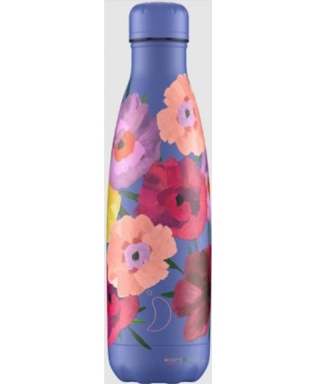 BOTTIGLIA 500ML CHILLY'S MAXI POPPY FLORAL ED DESIGN (Cod. 607469944359)