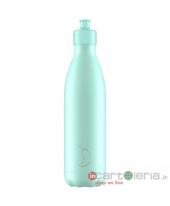 BOTTIGLIA 750ML CHILLY'S SPORT PASTEL GREEN PUNTODE