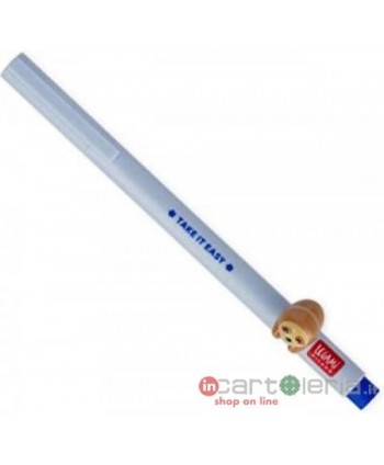 PENNA GEL PEN WITH ANIMAL DECORATION SLOTH LOVELY FRIENDS LEGAMI