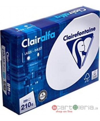 CARTA FOTOCOPIE A4 210GR 250FF ALFA CLAIREFONTANE QUO VADIS (Cod. 2216C)