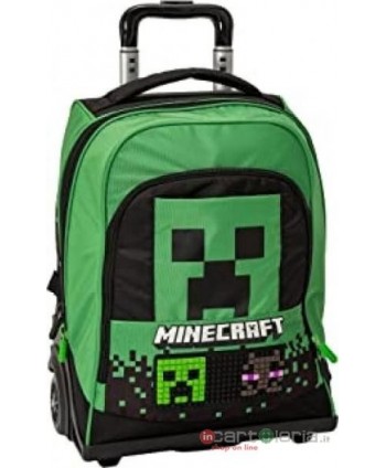 ZAINO TROLLEY MINECRAFT CARTERIE (Cod. 68342)