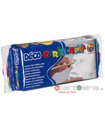 PASTA PER MODELLARE DAS DECO CLAY/WHITE 500GR. CARIOCA (Cod. 30996/31)