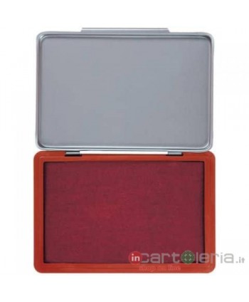 CUSCINETTO PER TIMBRI 11x7 cm rosso Q-Connect (Cod. 103016)