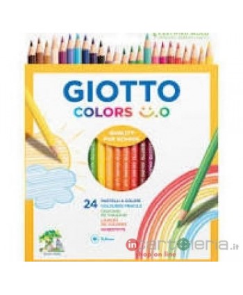 MATITE COLORATE 24 PASTELLI GIOTTO COLORS DIAM 3 MM FILA (Cod. F278400)